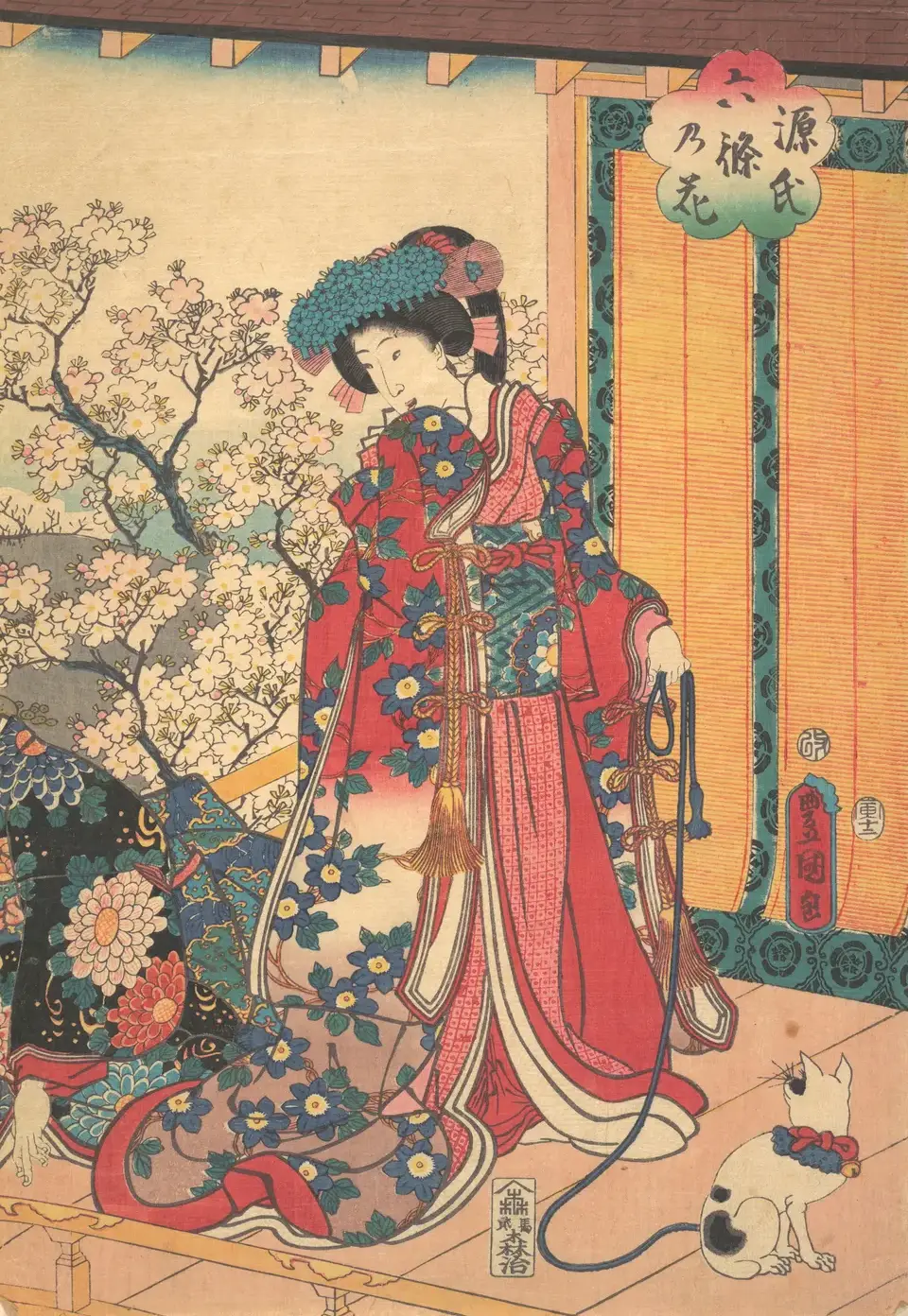 Genji roku no hana | Utagawa Kunisada - 浮世繪畫廊