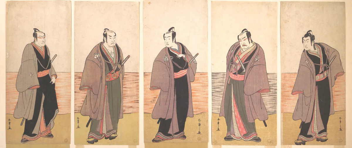 Ichikawa Danjuro V as a Chivalrous Commoner (Gonin Otoko) from the Play "Hatsumonbi kuruwa Soga"