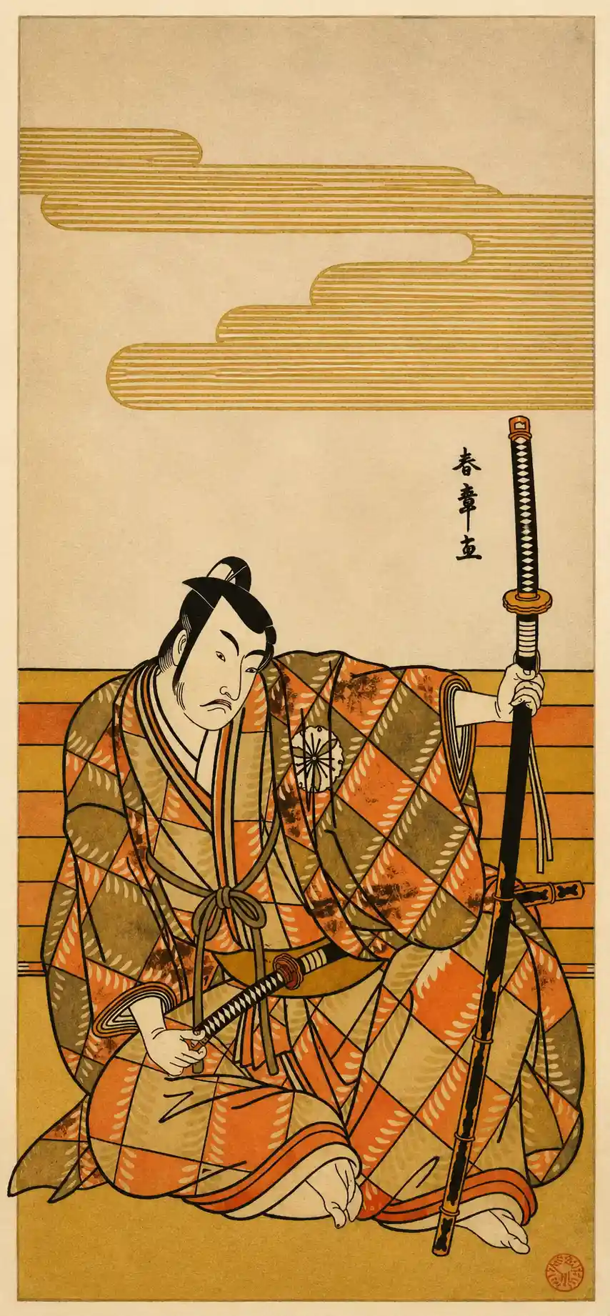 The Fourth Matsumoto Koshiro as a Samurai