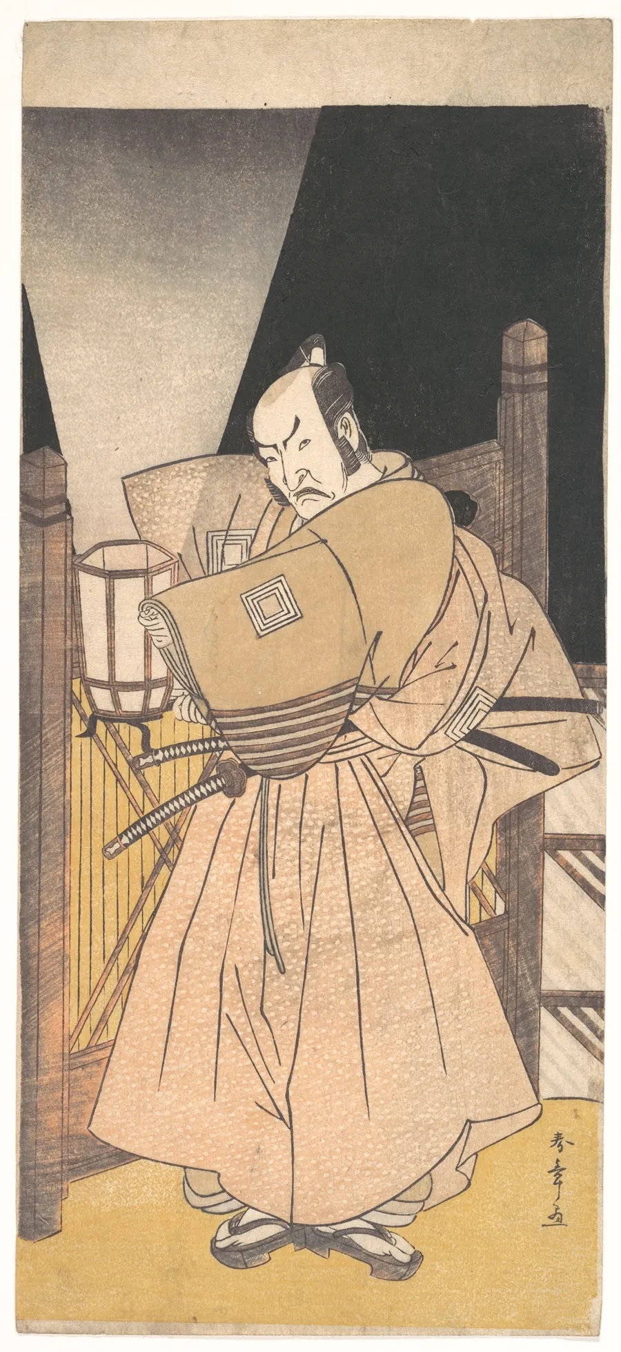 Ichikawa Danzo IV in the Role of a Samurai