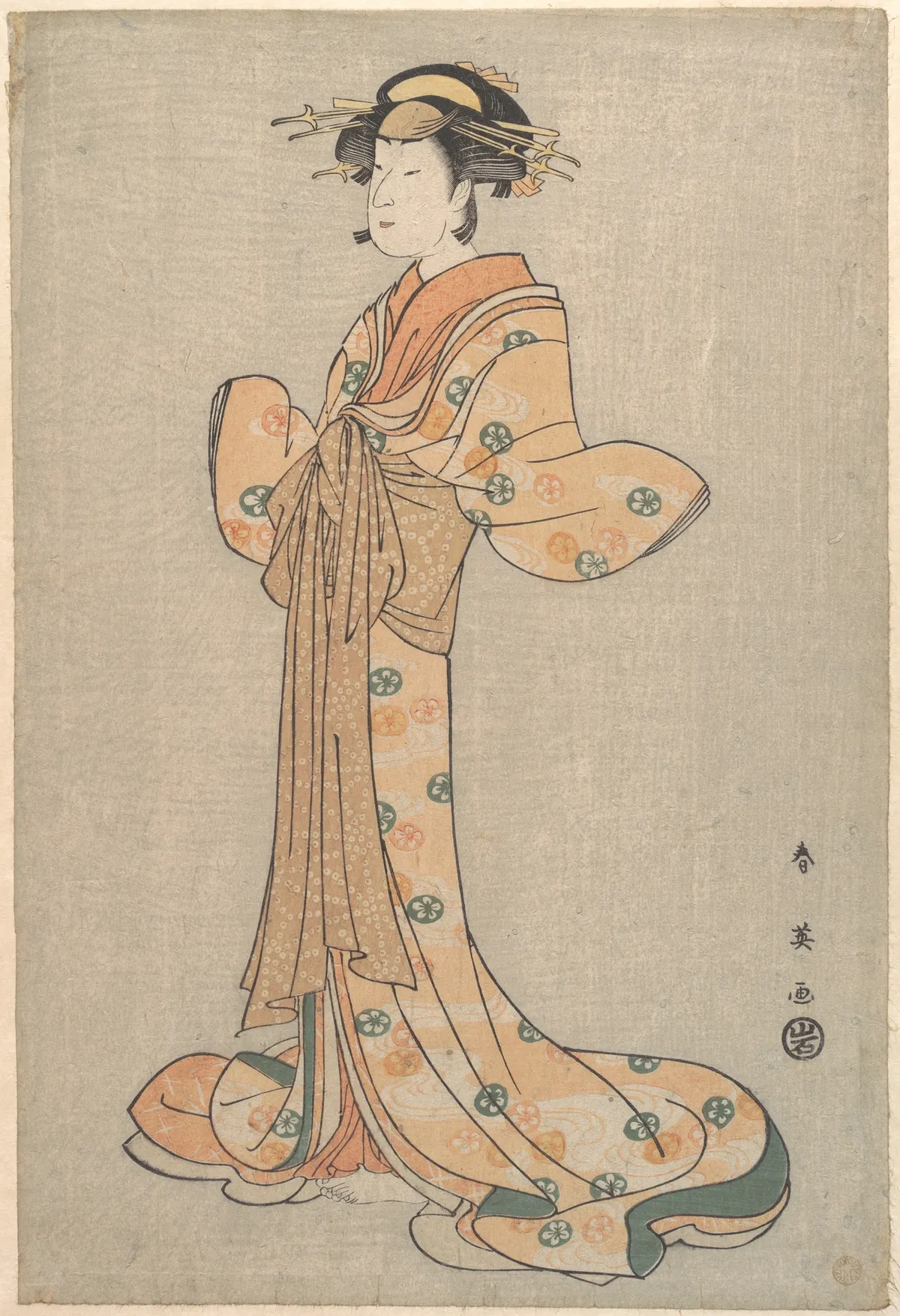The Actor Nakamura Noshio II as the Courtesan Okaru